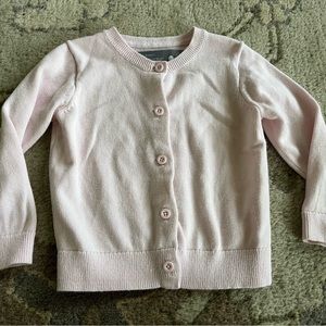 Light pink Primary cardigan, girls 12-18 month